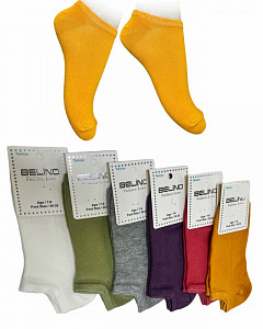 Короткие цветные носки для девочки BELINO