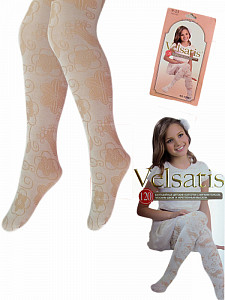 Колготки с фантазийным рисунком 120 DEN капроновые VELSATIS